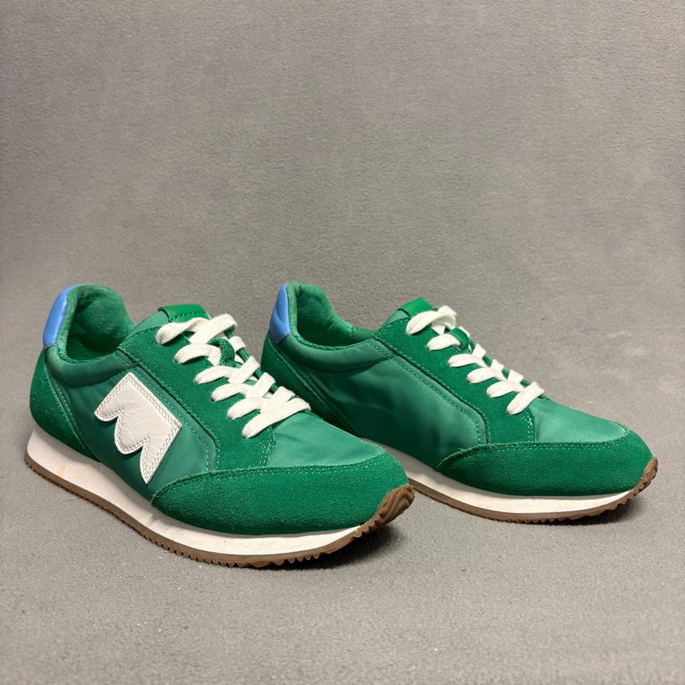 BIRDIES Women's Green Roadrunner Sneaker in Green Size 7.5